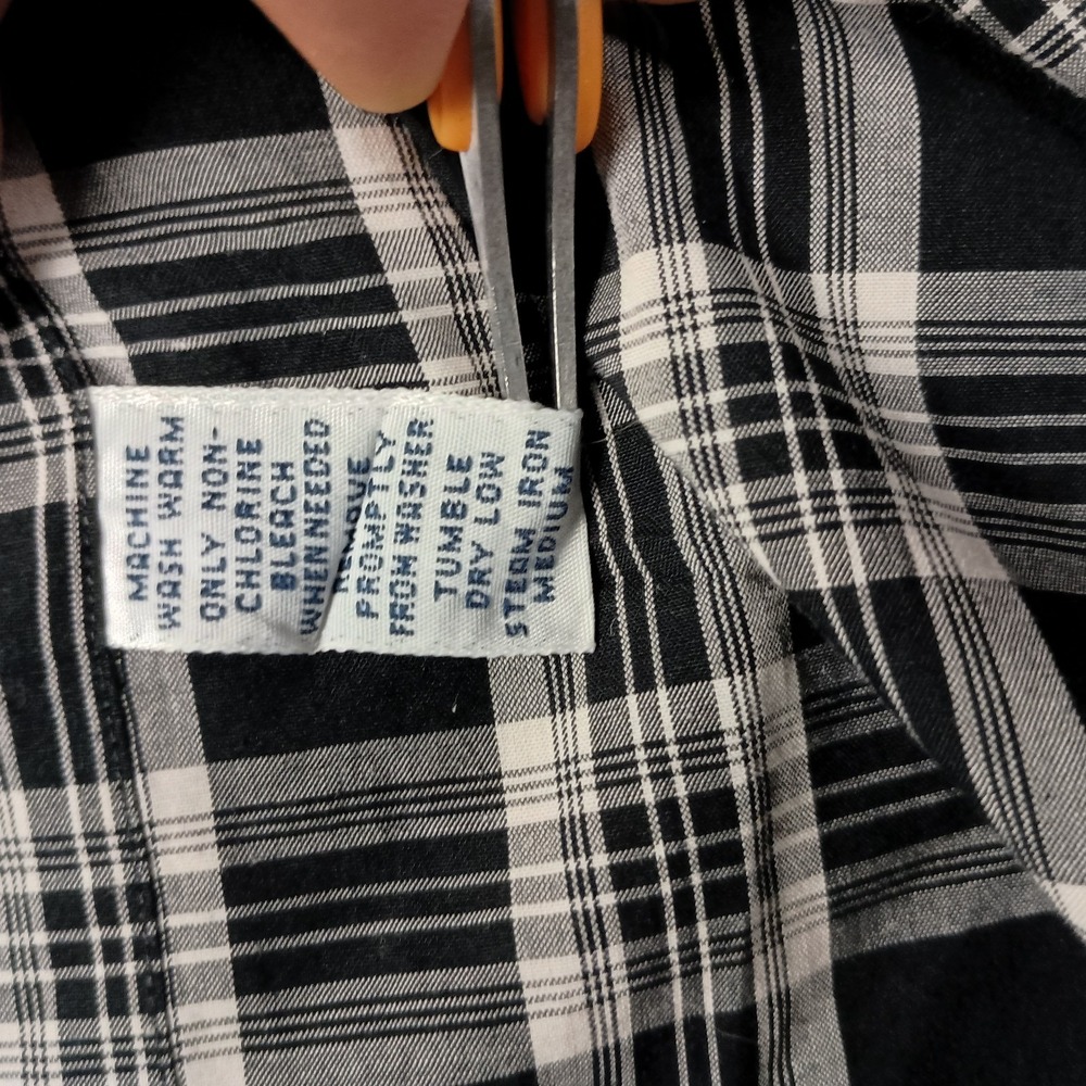 Ralph Lauren Large Blake Glen Plaid Black Pony Mens Shirt - Picture 9 of 9